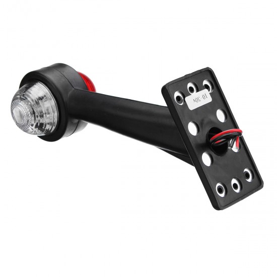 Left LED Double Side Marker Clearance Lights Turn Lamp Red&White Color for Truck Trailer Caravan Left LED Double Side Marker Clearance Lights Turn Lamp Red&White Color for Truck Trailer Caravan