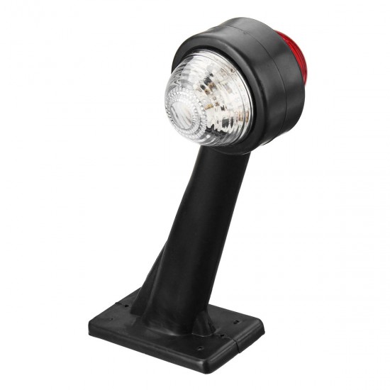 Left LED Double Side Marker Clearance Lights Turn Lamp Red&White Color for Truck Trailer Caravan Left LED Double Side Marker Clearance Lights Turn Lamp Red&White Color for Truck Trailer Caravan