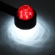 Left LED Double Side Marker Clearance Lights Turn Lamp Red&White Color for Truck Trailer Caravan Left LED Double Side Marker Clearance Lights Turn Lamp Red&White Color for Truck Trailer Caravan