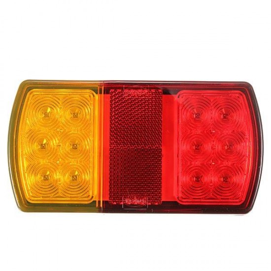 Pair 12LED Trailer Truck Stop Rear Tail Indicator Light E-Marked 12V Pair 12LED Trailer Truck Stop Rear Tail Indicator Light E-Marked 12V