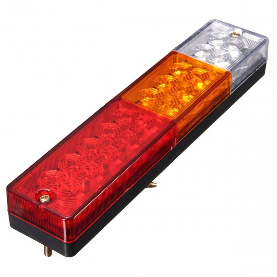 Pair 12V Truck Trailer Caravan LED Brake Rear Tail Reverse Light Turn Indiactor