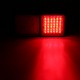 Pair 24V 72LEDs Tail Lights Red Amber Brake Turn Signal Lamps for Trailer Truck Caravan Pair 24V 72LEDs Tail Lights Red Amber Brake Turn Signal Lamps for Trailer Truck Caravan