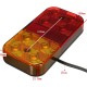 Pair 24V 8LED Brake Tail Light Turn Signal Lamp for Trailer Truck Lorry Pair 24V 8LED Brake Tail Light Turn Signal Lamp for Trailer Truck Lorry