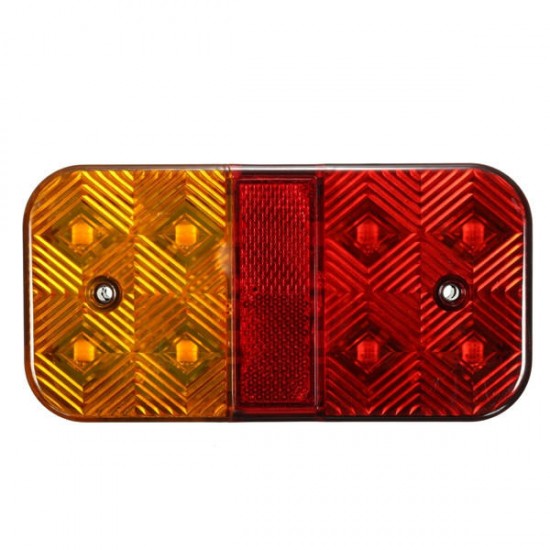 Pair 24V 8LED Brake Tail Light Turn Signal Lamp for Trailer Truck Lorry Pair 24V 8LED Brake Tail Light Turn Signal Lamp for Trailer Truck Lorry