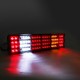 Pair 24V LED Car Rear Tail Light Truck Lorry Trailer Reverse Turn Lamp Indicator