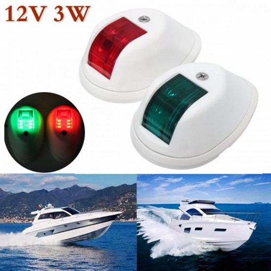 Pair Green&Red Touring Navigation Light Marine Light LED Or Bulb For Car Boat Chandlery Boat Yacht Pair Green&Red Touring Navigation Light Marine Light LED Or Bulb For Car Boat Chandlery Boat Yacht