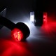 Pair LED Double Side Marker Clearance Lights Lamp Red White for 12V 24V Truck Trailer Caravan