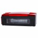 Pair LED Rectangle Stud Stop Turn Tail Lights Waterproof Red for Truck Trailer Boat Pair LED Rectangle Stud Stop Turn Tail Lights Waterproof Red for Truck Trailer Boat