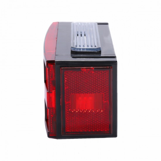 Pair LED Rectangle Stud Stop Turn Tail Lights Waterproof Red for Truck Trailer Boat Pair LED Rectangle Stud Stop Turn Tail Lights Waterproof Red for Truck Trailer Boat