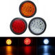 Round Reflector Rear Tail Brake Stop Marker Light Indicator for Truck Trailers