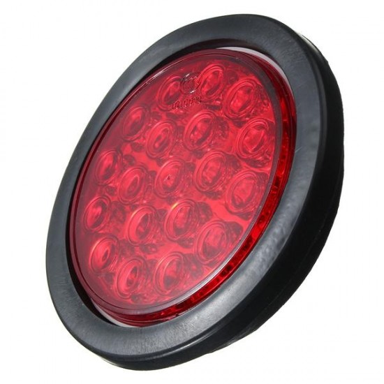 Round Reflector Rear Tail Brake Stop Marker Light Indicator for Truck Trailers