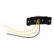 Yellow 24V LED Side Marker Lights License Plate Lamp Piranha Style with stand for Truck Trailer Yellow 24V LED Side Marker Lights License Plate Lamp Piranha Style with stand for Truck Trailer