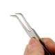 100mm Stainless Steel High-Precision Elbow Tweezers DIY Tool
