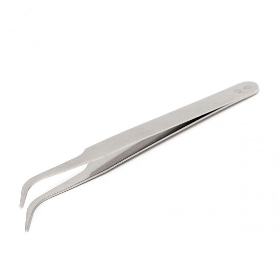 100mm Stainless Steel High-Precision Elbow Tweezers DIY Tool