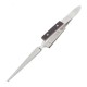 162mm Cross Lock Reverse Tweezers With Straight Tips Fiber Wooden Grip for Craft Hobby Jewelry Model Making Soldering Tool 162mm Cross Lock Reverse Tweezers With Straight Tips Fiber Wooden Grip for Craft Hobby Jewelry Model Making Soldering Tool