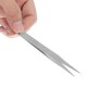 2pcs Mini Stainless Steel Tweezer Straight and Elbow Head Tweezer