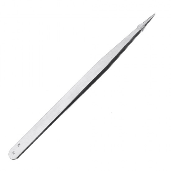 3 In 1 Stainless Steel Tweezer Straight/Flat/Elbow Head Tweezer