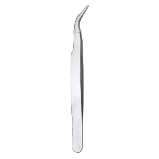 3 In 1 Stainless Steel Tweezer Straight/Flat/Elbow Head Tweezer