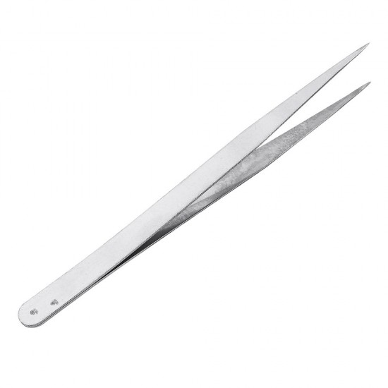 3 In 1 Stainless Steel Tweezer Straight/Flat/Elbow Head Tweezer