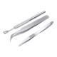 3Pcs Stainless Steel Tweezers Set Lice Remover Grooming Tweezer Tools