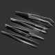 4 Pcs/Kit Mini Portable Silver White Different Shapes BGA Tweezers 4 Pcs/Kit Mini Portable Silver White Different Shapes BGA Tweezers