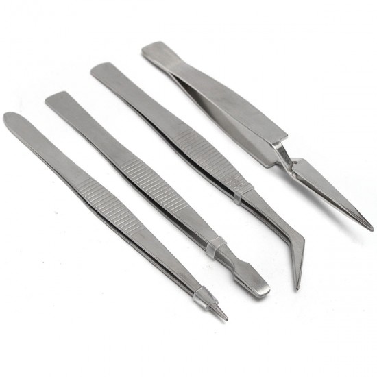 4Pcs Wood Burning Pyrography Soldering Tweezers Toolkits 4Pcs Wood Burning Pyrography Soldering Tweezers Toolkits