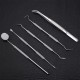 5pcs Handle Stainless Dental Tools Kit Dentist Teeth Clean Hygiene Picks Mirror Tool 5pcs Handle Stainless Dental Tools Kit Dentist Teeth Clean Hygiene Picks Mirror Tool