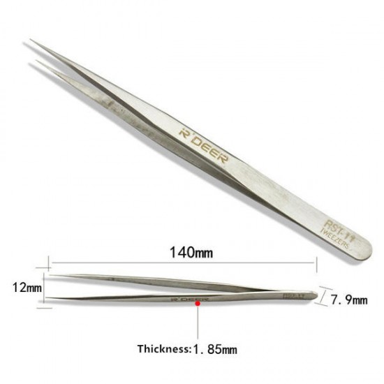 6pcs RST10-15 High-Precision Stainless Steel Pointed Tweezers Electronics Tweezers Set 6pcs RST10-15 High-Precision Stainless Steel Pointed Tweezers Electronics Tweezers Set