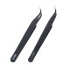 9 Pcs ESD Tweezer Anti-static Stainless Steel Precisiion Tweezers for Electronics Nail Beauty 9 Pcs ESD Tweezer Anti-static Stainless Steel Precisiion Tweezers for Electronics Nail Beauty