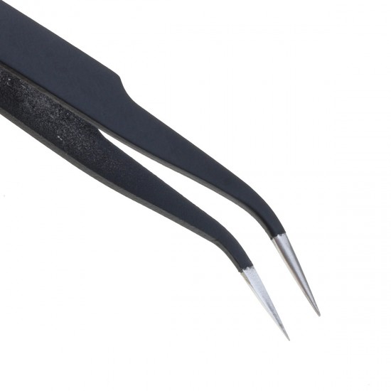 9 Pcs ESD Tweezer Anti-static Stainless Steel Precisiion Tweezers for Electronics Nail Beauty 9 Pcs ESD Tweezer Anti-static Stainless Steel Precisiion Tweezers for Electronics Nail Beauty