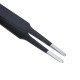 9 Pcs ESD Tweezer Anti-static Stainless Steel Precisiion Tweezers for Electronics Nail Beauty