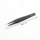 9Pcs PrecisIion Tweezers Tools Kit Soldering Welding Tip Curved Straight Steel