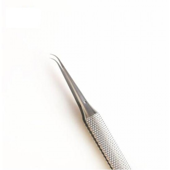 Anti-magnetic Titanium Microsurgical Straight Curved Tweezer Anti-corrosion With 0.15mm