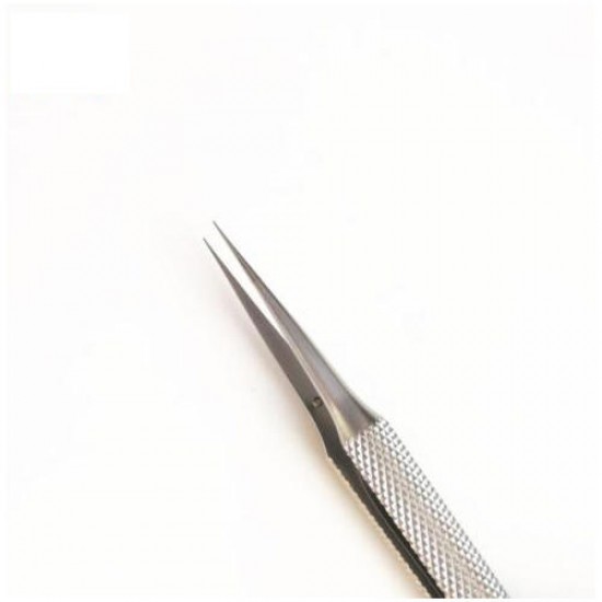 Anti-magnetic Titanium Microsurgical Straight Curved Tweezer Anti-corrosion With 0.15mm