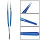 Anti-magnetic Titanium Microsurgical Straight Curved Tweezer Anti-corrosion With 0.15mm