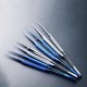 Anti-magnetic Titanium Microsurgical Straight Curved Tweezer Anti-corrosion With 0.15mm