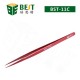 BST-11C Color tweezer Plating Color 302 Material Special Tip Clamp Anti-acid Anti-Magnetic Plus Hard Clamp Tweezers