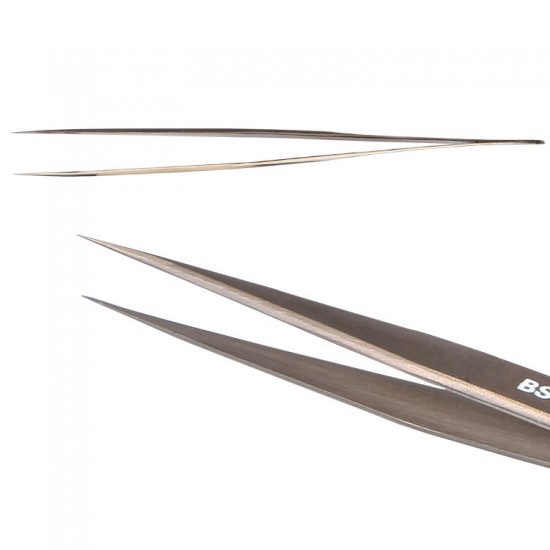 BST-12C Mobile Phone Repair Tools Stainless Steel Pointed Tweezer Anti-magnetic Anti-acid BST-12C Mobile Phone Repair Tools Stainless Steel Pointed Tweezer Anti-magnetic Anti-acid