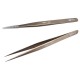 BST-12C Mobile Phone Repair Tools Stainless Steel Pointed Tweezer Anti-magnetic Anti-acid