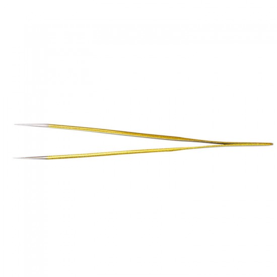 BST-168H High Quality 202 Gold-plated Stainless Steel Eyelash Extension Pointed Tweezer