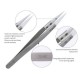 BST-72-MZ Anti-acid Ceramic Tipped Stainless Steel Tweezer Fine Pointed Tips With Heat Resistance 128x10mm