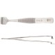 BST-91-4L SA High Qualtiy Stainless Steel Crystal Wafer Tweezer For Mobile Repair Tools