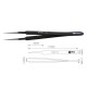 BST-ESD-14 Precision Tweezer Antistatic Tweezers Stainless Tweezers Model Pointed