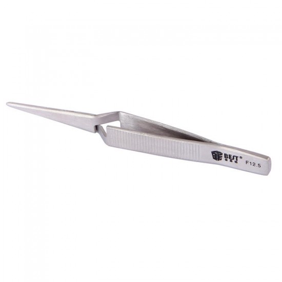 BST-F12.5 Multifunctional Stainless Steel X Types Self Closed Tweezer For Mobile Phone Laptop Repair