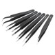 6Pcs Safe Anti-static Tweezers Maintenance Repair Nippers Forceps Tools Kit ESD10-15 6Pcs Safe Anti-static Tweezers Maintenance Repair Nippers Forceps Tools Kit ESD10-15