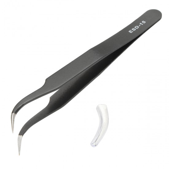 ESD 10-15 Safe Anti-static Tweezer Maintenance Repair Nippers Forceps