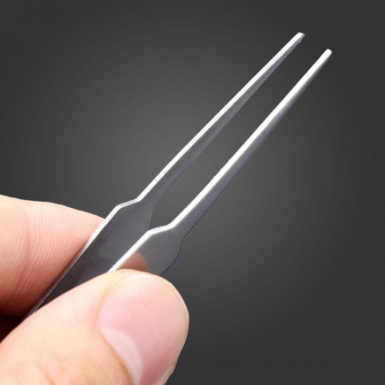 TS - 14 1mm Superfine Straight Tweezers Non-corrosive Stainless Steel Tweezers