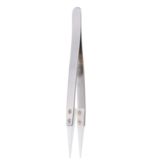 Heat Resistant Anti-static Stainless Steel Ceramic Tweezer for RDA RBA DIY vape