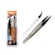 JM-T10-11 Stainless Steel Electronic Anti-static Tweezers Pointed and Curved Replaceable Tweezer Kit