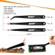 JM-T11 3pcs Nylon Anti-static Tweezers Set Triad Fix Repair Tool Kit for Electronic Components